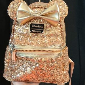 Rose Gold disney parks x loungefly